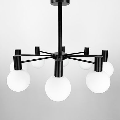 Люстра LineF MJ89/8 BK+WT