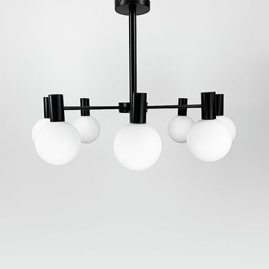 Люстра LineF MJ89/8 BK+WT