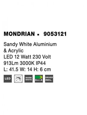 Подсветка для ванной MONDRIAN Nova Luce 9053121