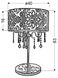Настольная лампа Candellux 43-80540 ASTOR