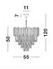 Кришталева люстра GRANE Nova Luce 9181200