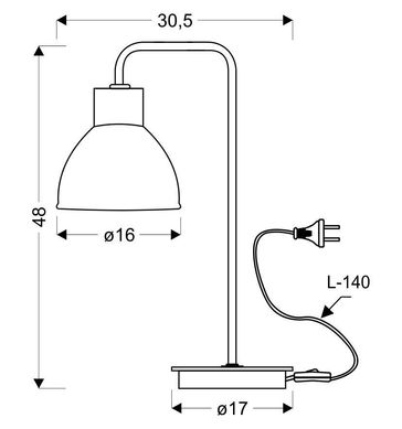 Настільна лампа Candellux 41-73488 VARIO