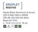 Вуличний світильник DROPLET Nova Luce 9522102