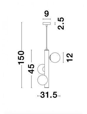 Люстра JAKLIN Nova Luce 9724581