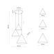 Люстра TK Lighting 6633 CONO