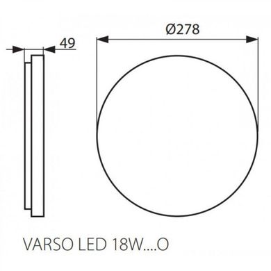 Потолочный светильник VARSO KANLUX 26440