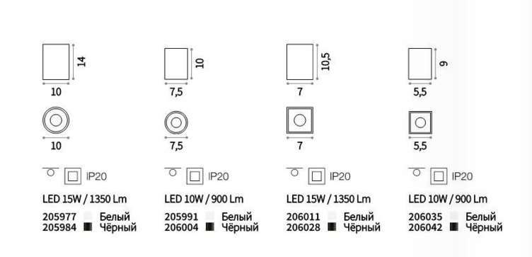 Точечный светильник Ideal Lux NITRO 205991