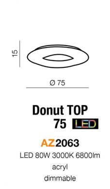 Люстра AZzardo DONUT TOP 75 AZ2063 (MX-8030-750 -WH)