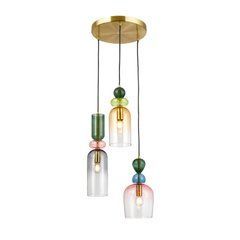 Люстра Italux PND-37462-3A-MC-GD Manso