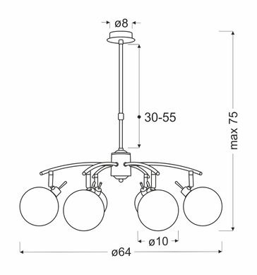 Люстра Candellux 36-16386 Lentini