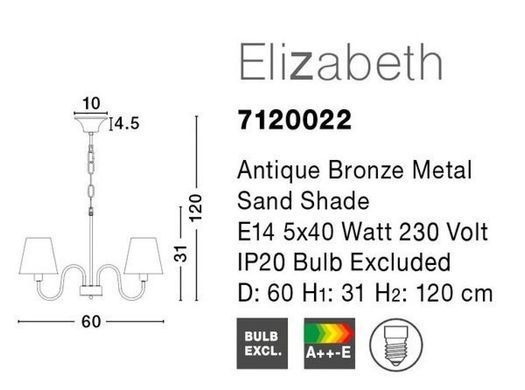 Люстра Elizabeth Nova Luce 7120022