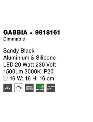Настільна лампа GABBIA Nova Luce 9818161