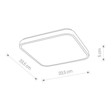 Стельовий світильник Nowodvorski 8135 Agnes Square led 16w CN