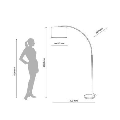 Торшер TK LIGHTING 16022 ZENITH