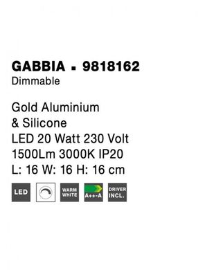 Настільна лампа GABBIA Nova Luce 9818162