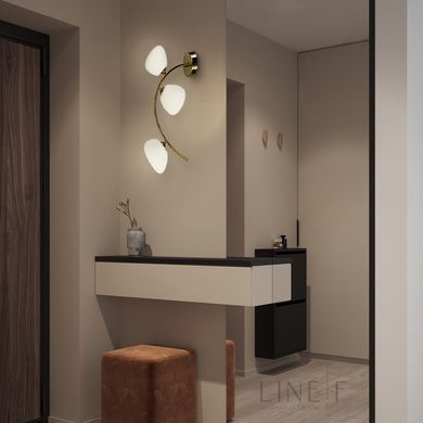 Бра LineF C18B/3 AB