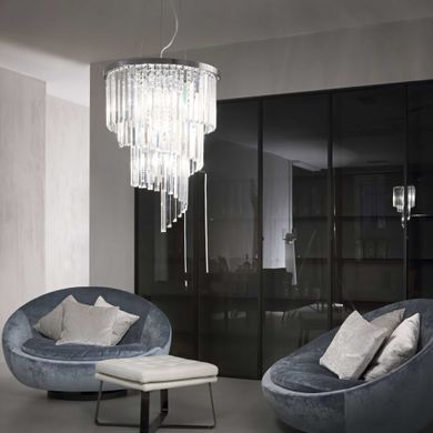 Хрустальная люстра Ideal Lux CARLTON 166247