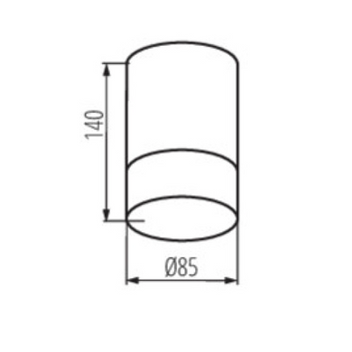 Точковий світильник Kanlux LUNATI GU10 W 29040