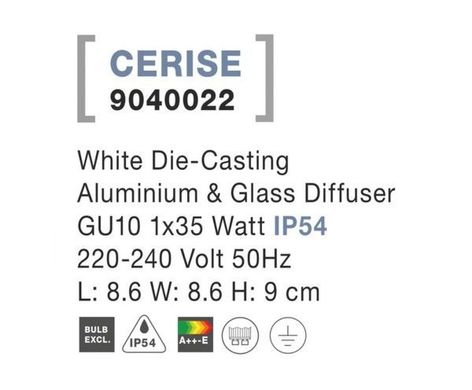 Точковий світильник CERISE Nova Luce 9040022