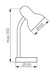 Настільна лампа Kanlux LORA HR-DF5-BLN 1910