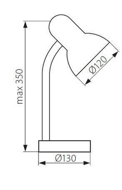 Настільна лампа Kanlux LORA HR-DF5-GN 1913