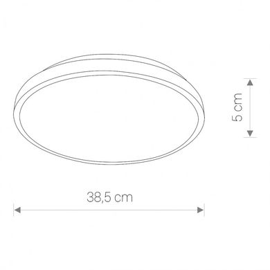 Потолочный светильник Nowodvorski 8183 Agnes Round led 22w CN