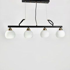 Люстра LineF YQ307/4 AB+BK+WT