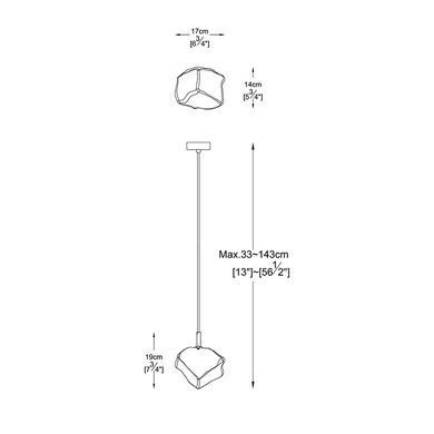 Люстра Zuma Line ROCK P0488-01F-U8AC