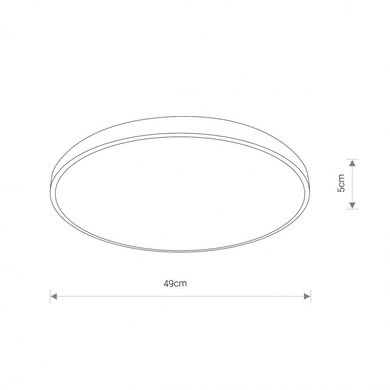 Потолочный светильник Nowodvorski 8184 Agnes Round led 32w CN