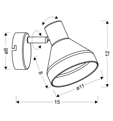 Бра Candellux 21-76724 GREGORY