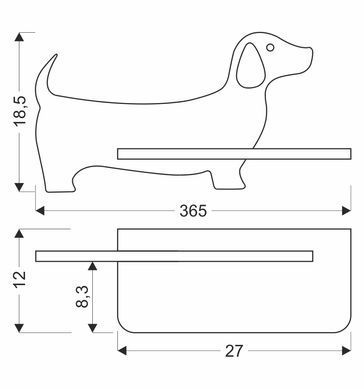 Настінний світильник Candellux 21-02983 DOG