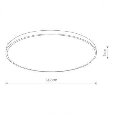 Потолочный светильник Nowodvorski 8185 Agnes Round led 64w CN