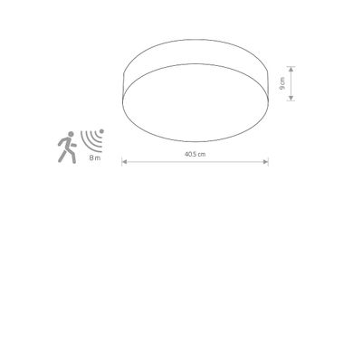 Стельовий світильник Nowodvorski 10186 ARENA WHITE SENSOR PL