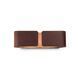 Настінний світильник CLIP AP2 SMALL CORTEN Ideal Lux 187365