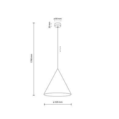 Люстра TK LIGHTING 10038 CONO