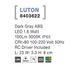 Вуличний світильник LUTON Nova Luce 8403622