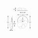 Люстра ZUMALINE MX4024-1-3WT FOCUS