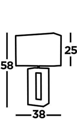 Настольная лампа Searchlight Mirror EU1610BK