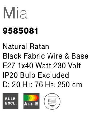 Люстра MIA Nova Luce 9585081