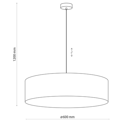 Люстра TK-Lighting RONDO LINEN 6249