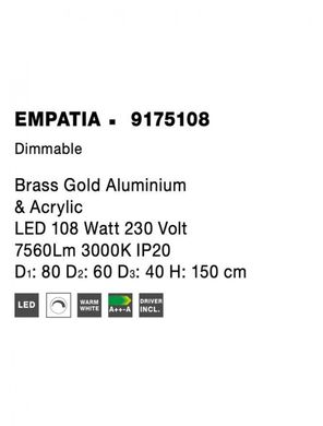 Люстра EMPATIA Nova Luce 9175108
