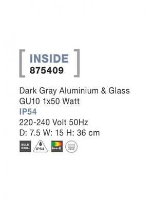 Уличный светильник INSIDE Nova Luce 875409