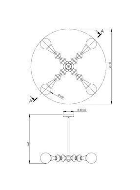 Люстра Dome PikArt 24893-4