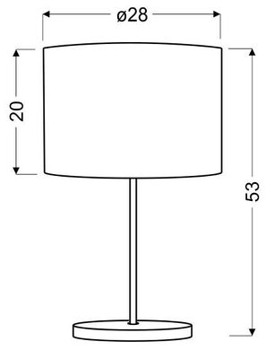 Настільна лампа Candellux 41-55029 MANHATTAN