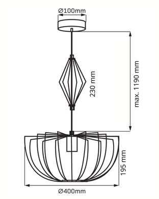 Люстра Polux 328380 Jasmina
