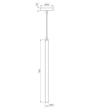 Люстра Edlin PLP2411-1B Renti