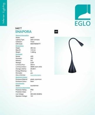 Настільна лампа Eglo SNAPORA 94677